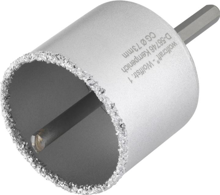 Actual product image wolfcraft 1 Drill bit HM w. Shank and drill ø73mm (73 mm)