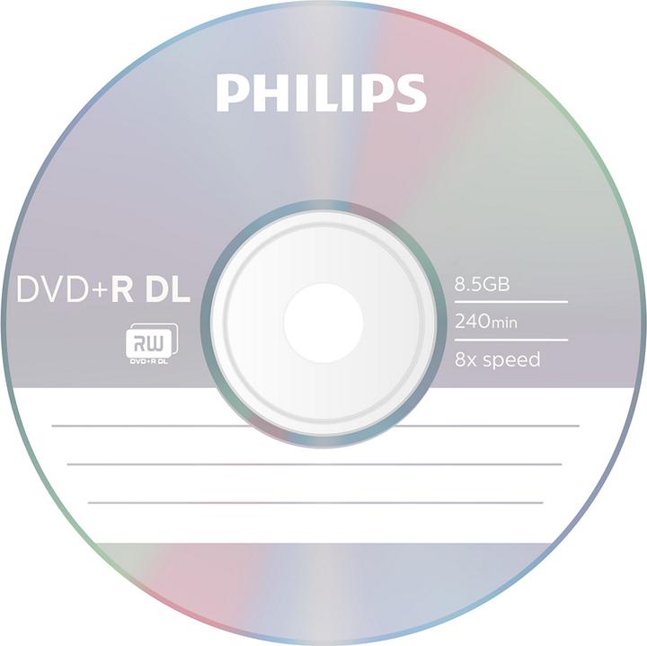 Produktbild Philips 1x10 DVD+R 8,5GB DL 8x SP (10 x)