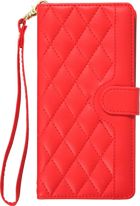 Immagine prodotto PhoneLook Hülle Elegante Flip-Matratze mit Magnetverschluss Trageschlaufe und Kartenfächern Rot (Apple iPhone 16 Pro Max)