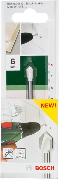 Actual product image Bosch Zubehör Tile drill D= 6.0 mm L= 80 mm (4 mm)