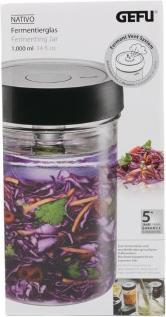 Produktbild GEFU Fermentierglas Nativo (1 Stk., 1 l)