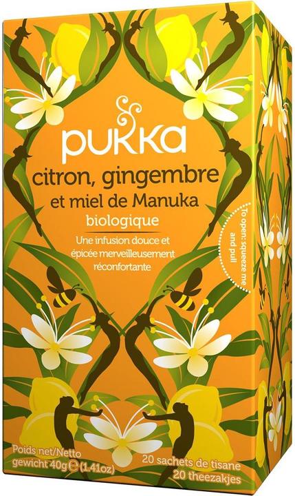 Immagine prodotto Pukka Miele al limone, zenzero e manuka (40 g)