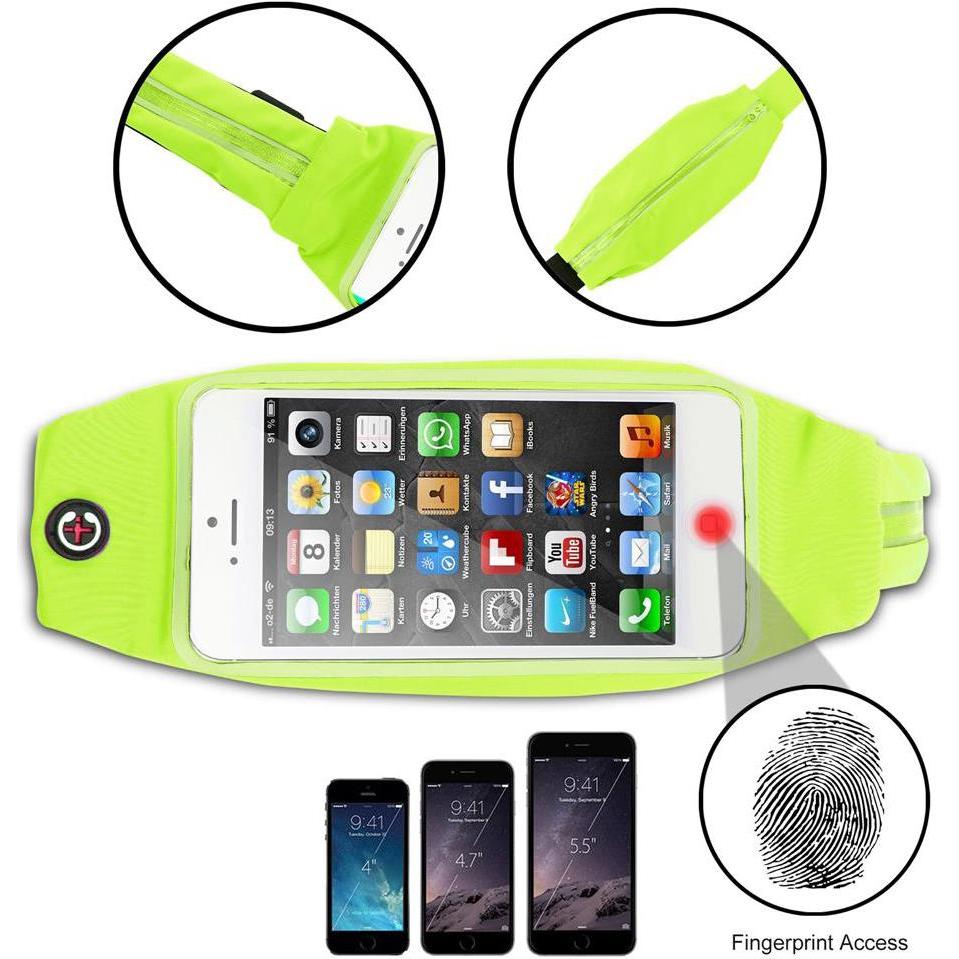 Thumbnail - Cadorabo, Bauchtasche, Bauchtasche mit Flaschenhalter, Gelb