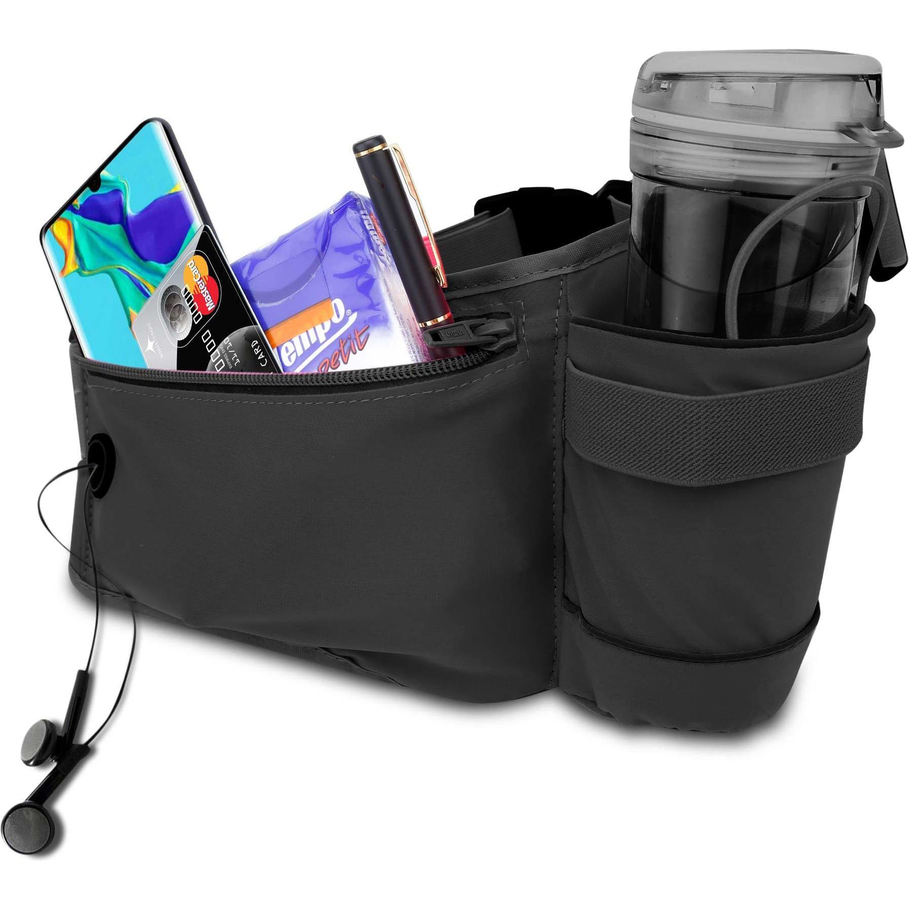 Cadorabo, Bauchtasche, Bauchtasche für Smartphone, Schwarz