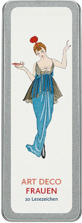 Art Deco Frauen Lesezeichen VE 20