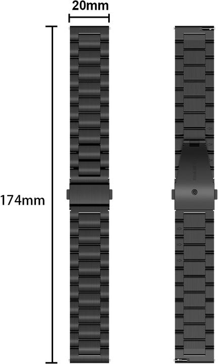 Immagine prodotto Cadorabo Bracciale per smartwatch (20 mm, Acciaio inossidabile)