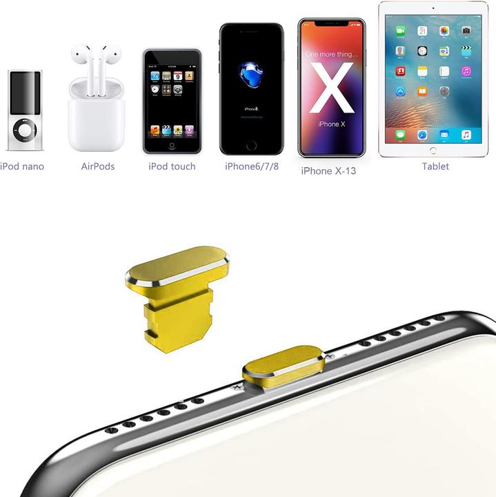 Immagine prodotto Cadorabo Tappi antipolvere per Iphone (Film adesivo, iPhone)