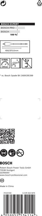 Produktbild Bosch Professional Zubehör EXPERT Self Cut Speed Flachfräsbohrer, 6 x 400 mm (6.00 Millimeter)