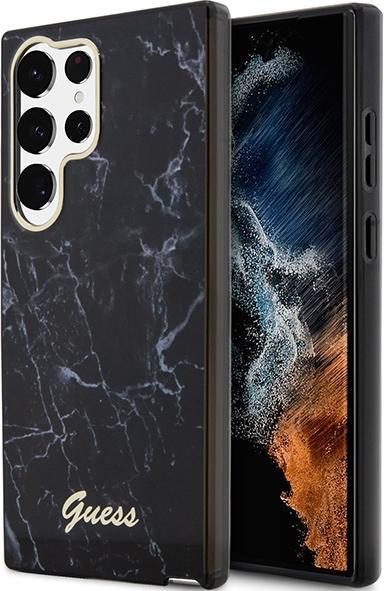 Produktbild Guess GUHCS23SPCUMAK S23 S911 black/black hardcase Marble (Samsung Galaxy S23)