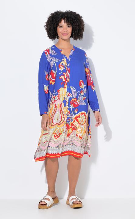 Actual product image Angel of Style Midi dress, allover pattern, long sleeves (54)
