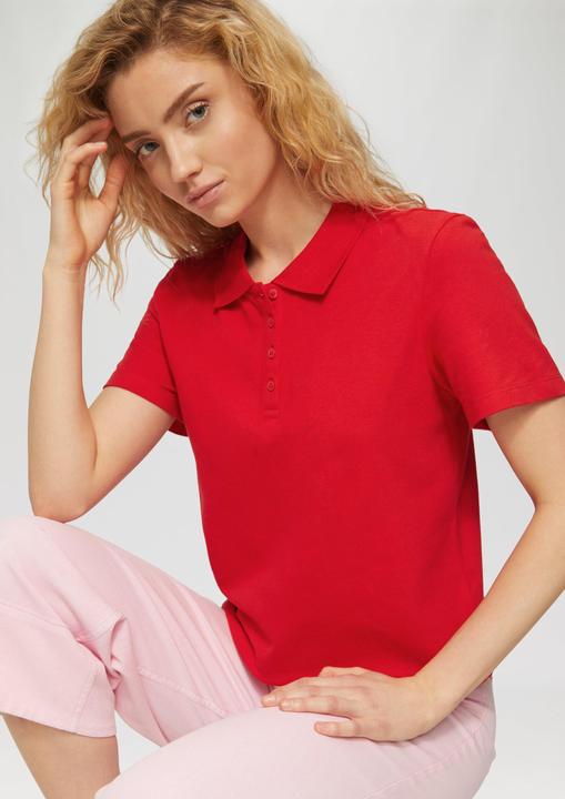 Produktbild S.Oliver Polo-Shirt Piqué-Poloshirt aus Baumwollmix (40)