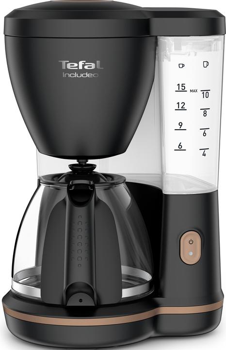 Immagine prodotto Tefal Caffettiera CM5338 Includeo in vetro 10-15 tazze