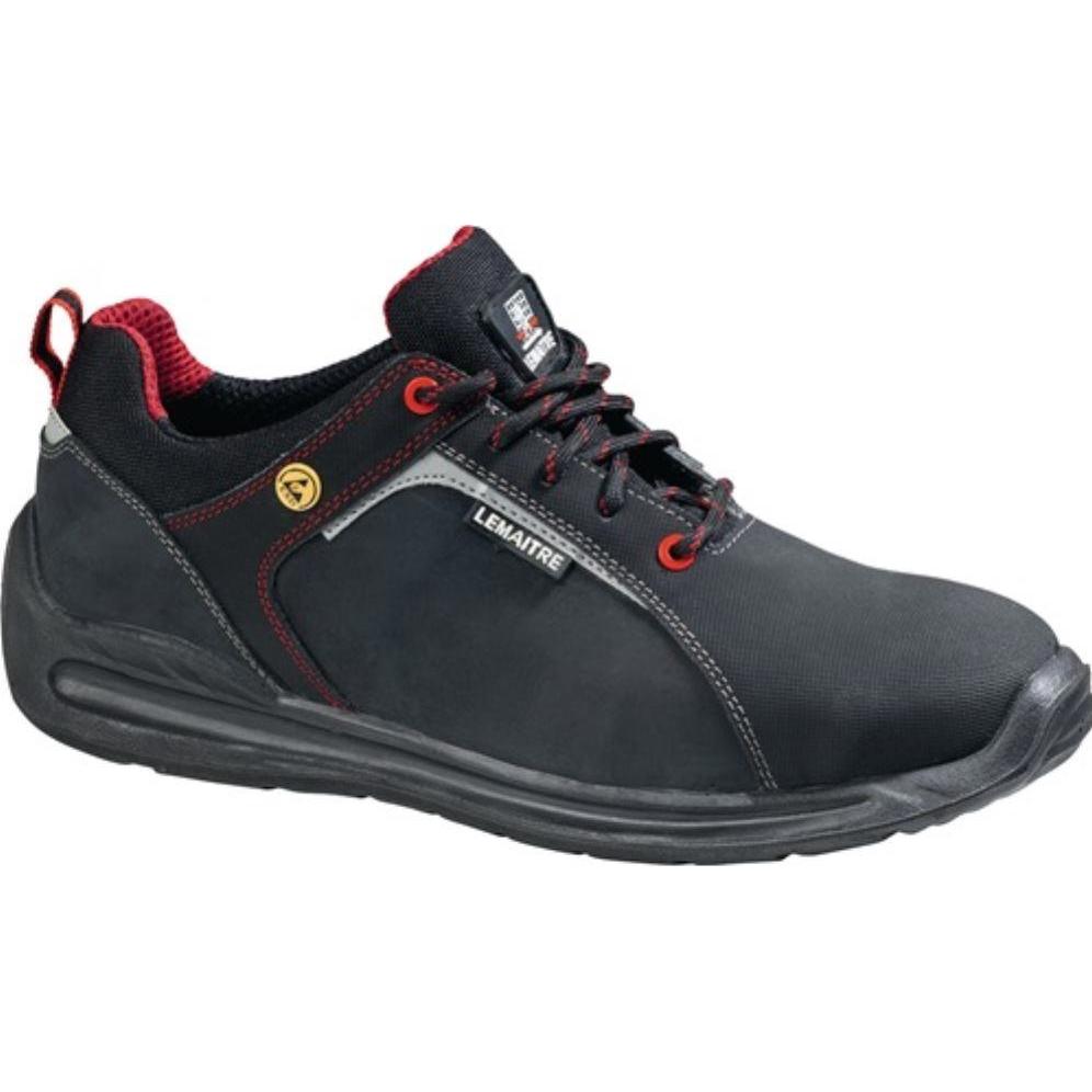 Lemaitre, Sicherheitsschuhe, Sicherheitsschuh Super X Low Grösse 44 schwarz S3 SRC ESD EN ISO 20345 Nubukleder (S3, 44)