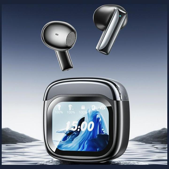 Actual product image Awei Słuchawki bezprzewodowe TP100 ENC Bluetooth 5.4 TWS + stacja dokująca czarny (6 h, Wireless)