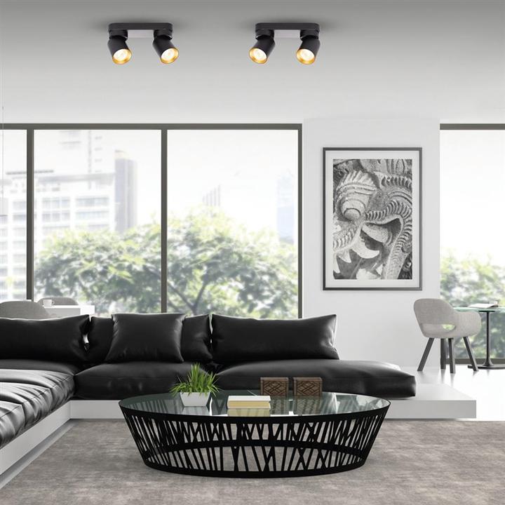 Produktbild Domoletti CEILING LIGHT TUNIS 2XGU10 ML9935 B/GOLD (GU10)