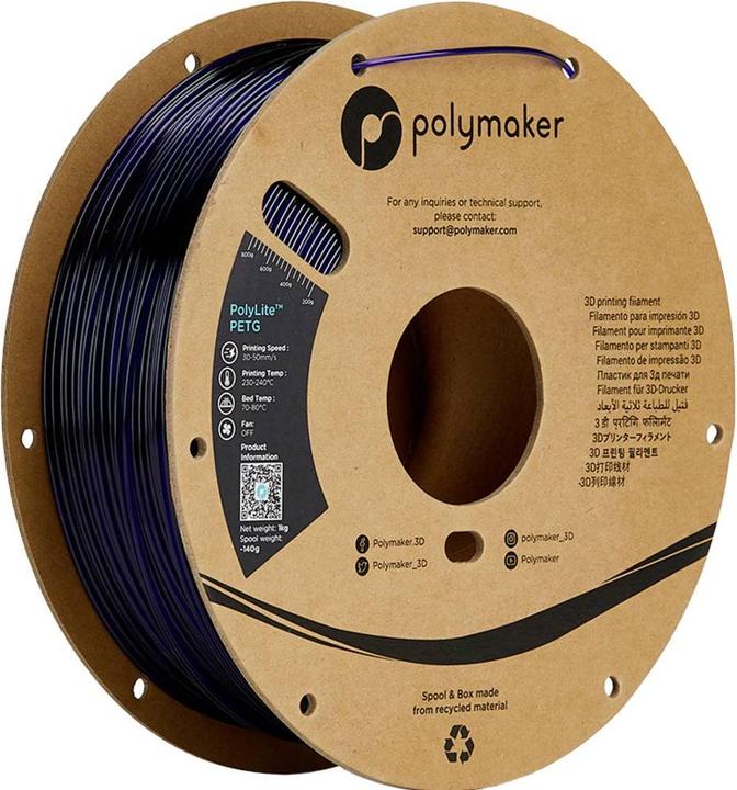 Produktbild Polymaker Filament (PETG, 1.75 mm, 1000 g, Blau)