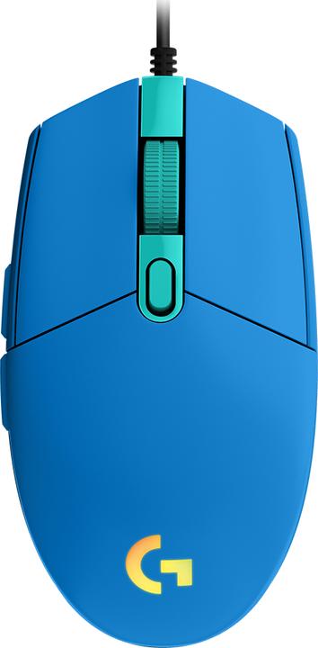 Actual product image Logitech Gaming mouse G203 Lightsync RGB, Blue (Cable)