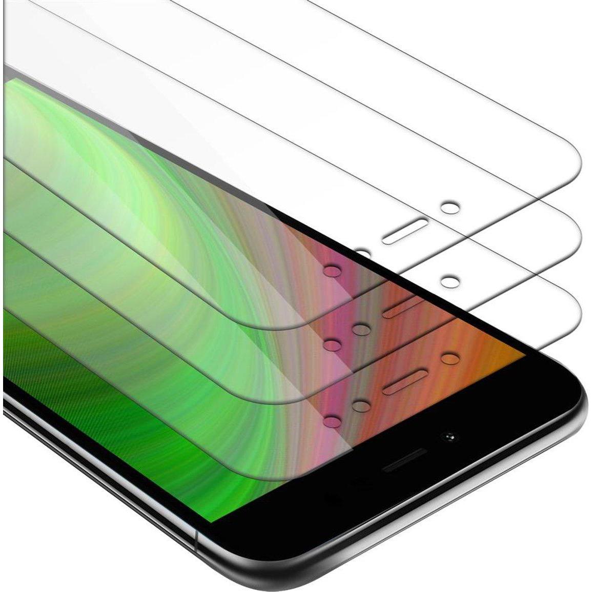 Cadorabo Displayschutzglas (3 Stück, Xiaomi Redmi Note 5A Prime), Smartphone Schutzfolie, Transparent