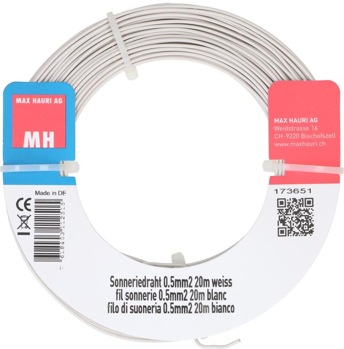 Produktbild Max Hauri Sonneriedraht 0.5mm2 20m (20 m)