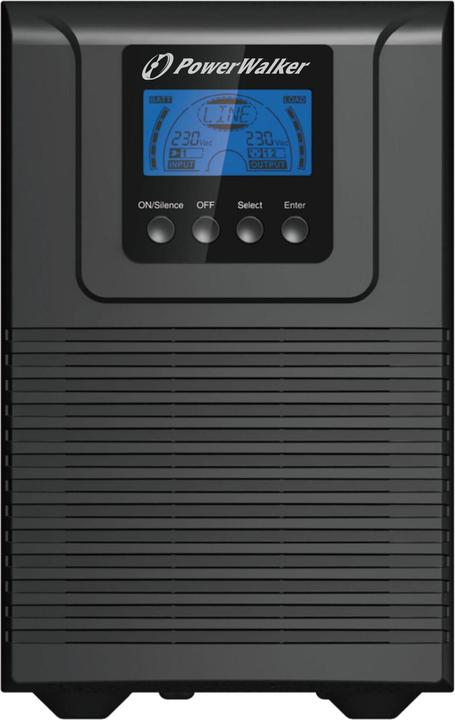 Actual product image Powerwalker VFI 1000 TGB 1000VA / 900W Online UPS Tower Double Conversion SNMP Slot HID EBM Connector (1000 VA, 900 W, Online double converter UPS)