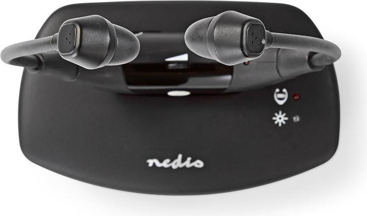 Actual product image Nedis HPRF010BK (No noise cancellation, 4.50 h, Wireless)