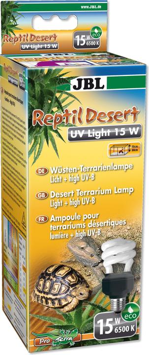 Actual product image JBL Aquaristik und Terraristik JBL ReptilDesert UV Light 15 W (UVB, UVA)