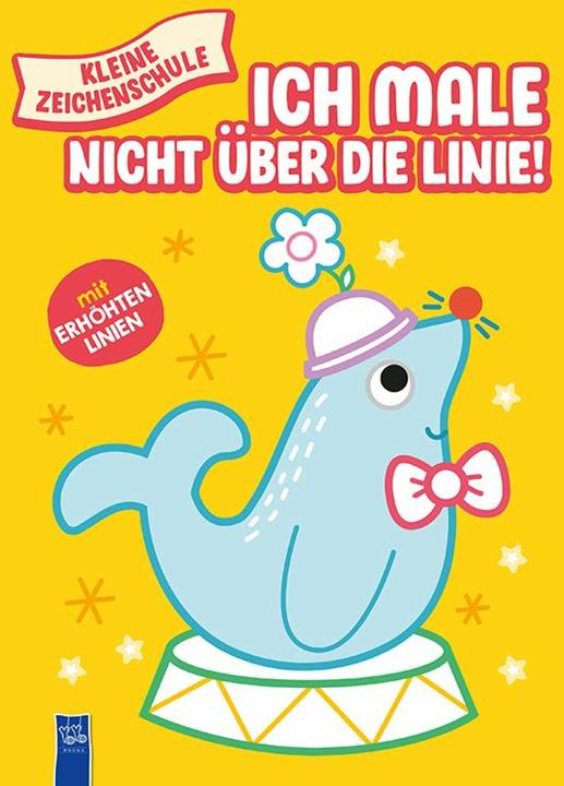 Kleine Zeichenschule - Ich male nicht über die Linie (gelb)