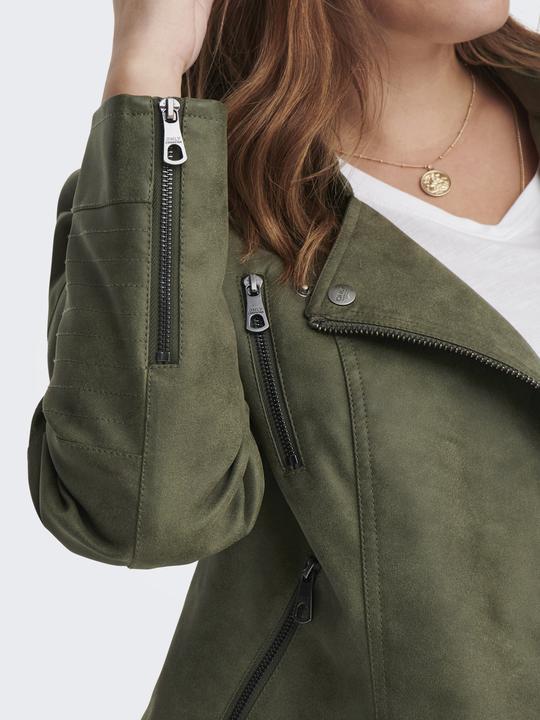 Image du produit Only Curvy Biker Veste en cuir synthétique (50)