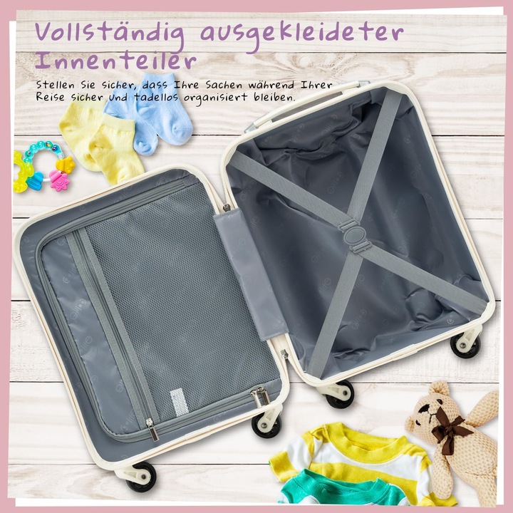 Image du produit Coolife 5-teilige Kinderkofferset (23.70 l, Bagage à main (jusqu'à 50l))