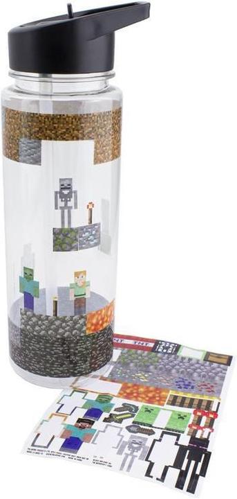 Image du produit Minecraft Bouteille d'eau et set d'autocollants