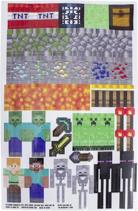 Image du produit Minecraft Bouteille d'eau et set d'autocollants