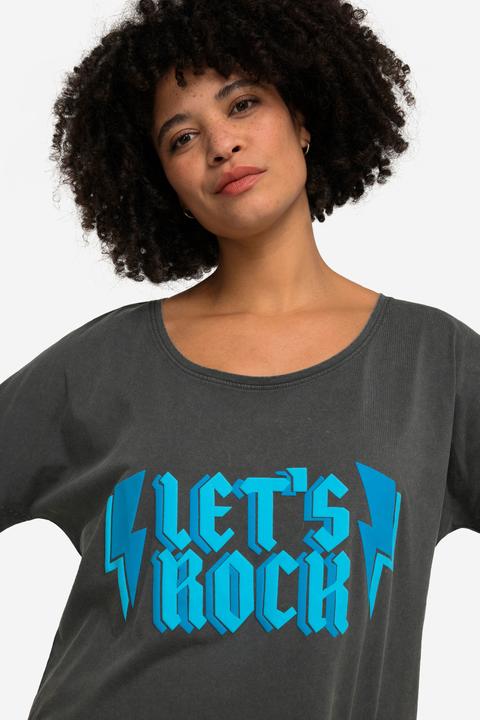 Image du produit Angel of Style T-shirt oversized Let's Rock, col rond (46)