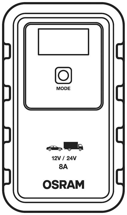 Actual product image Osram 908 OEBCS908 (12V, 24V, 8 A)
