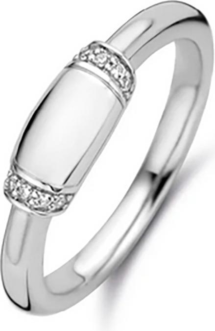 Produktbild Ti Sento Milano Ring mit Zirkonia 12193ZI (56, 925 Silber)