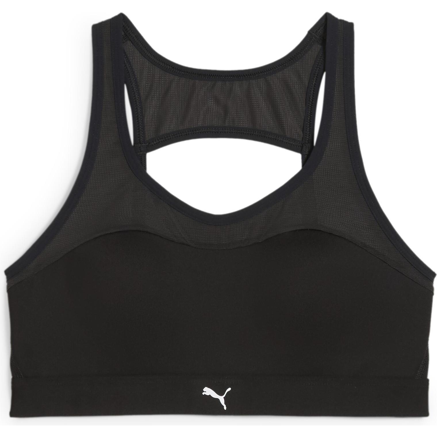 Thumbnail - Puma, Sport-BH, 4keeps Mesh Bra (L), Schwarz, L