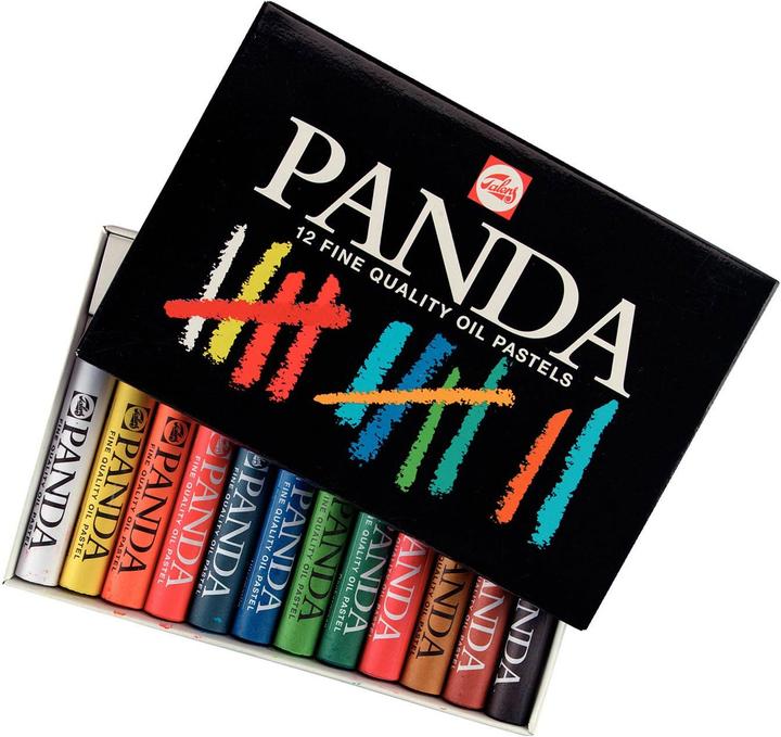 Talens Pastelli a olio Panda, 12 pezzi. (12x)