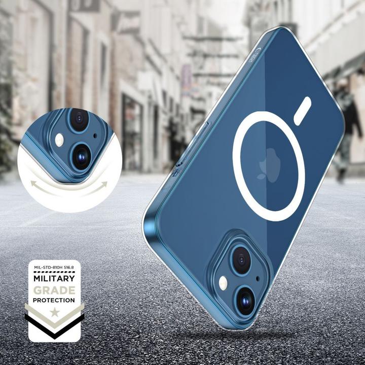 Productafbeelding Tech-Protect FlexAir MagSafe hoesje voor de iPhone 13 Mini - Przezroczyste (Apple iPhone 13 mini)