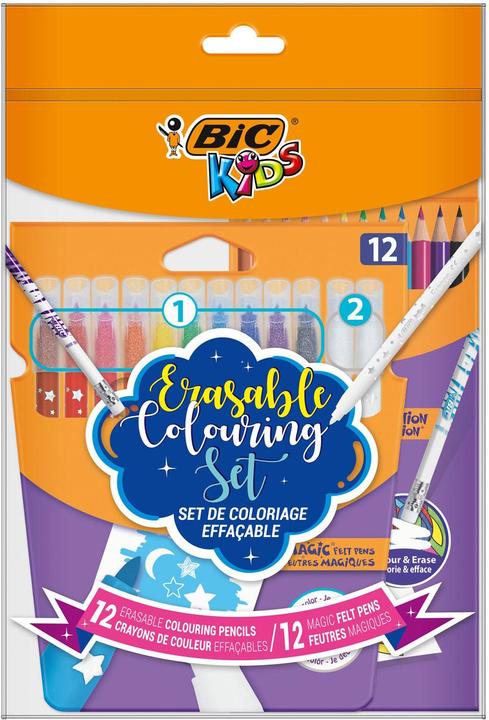Immagine prodotto Bic Pennarelli e pastelli magici per bambini, 24 pezzi. (24 x)