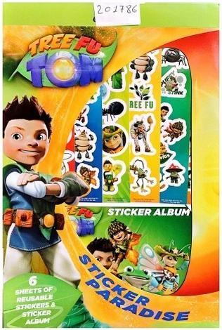 Tree Fu Tom Characters Sticker Sheet (Pack of 6)