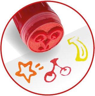 Immagine prodotto Creative kids Pastello a cera con timbro (Multicolore, 12 x)