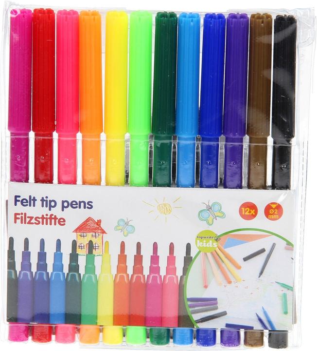 Produktbild Topwrite Kids Filzstifte, 12st. (Bunt, 12 x)