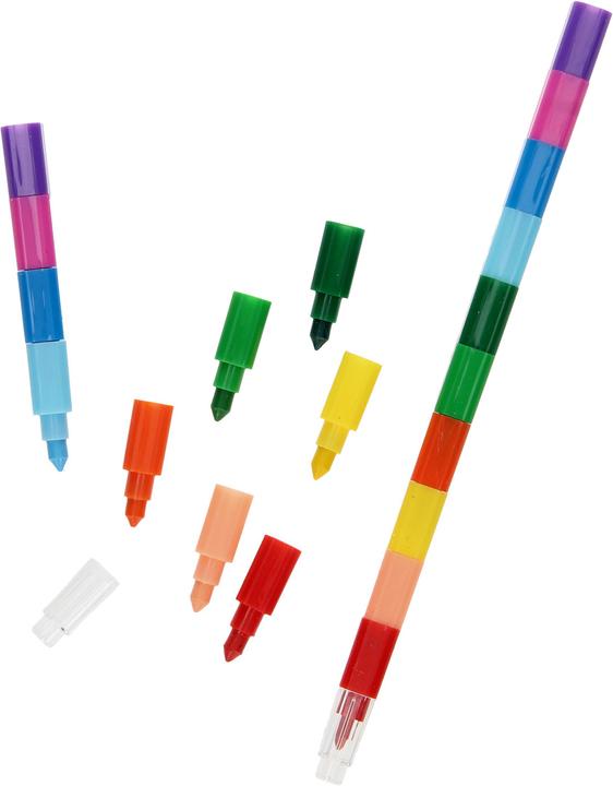 Productafbeelding Toi-Toys 10-in-1 Kleurpotlood Pen, 2st. (Veelkleurig, 2 x)