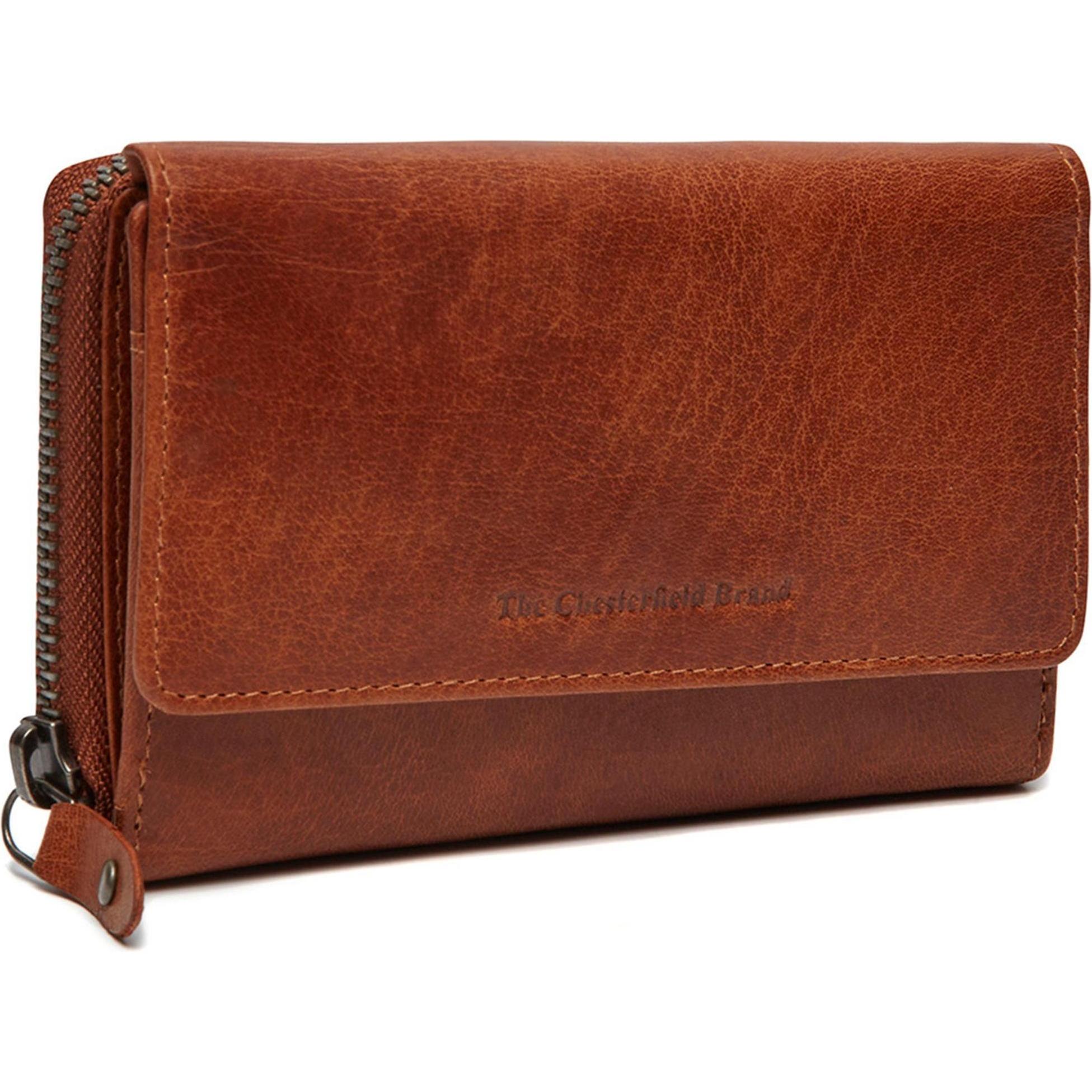 The Chesterfield Brand, Damen, Portemonnaie, Antique Buff Geldbörse RFID Schutz Leder 14 cm, Braun