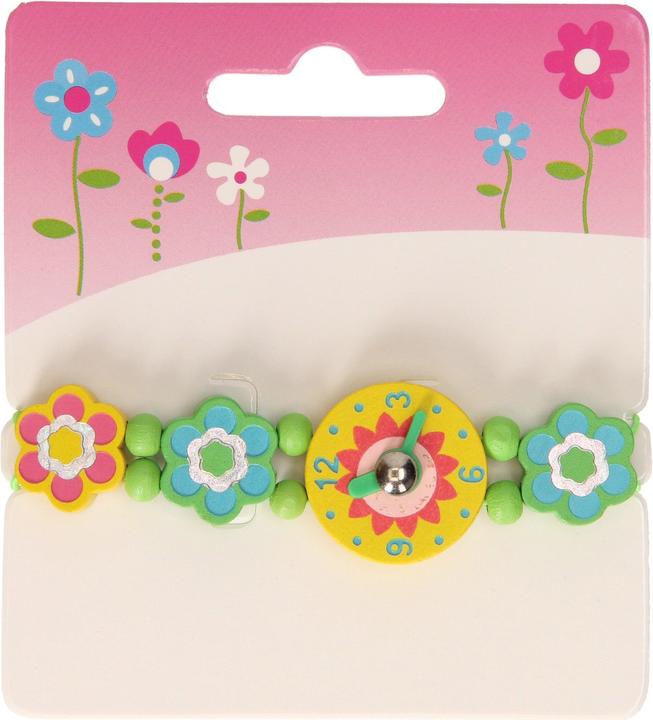 Produktbild Uhr Holz Blume