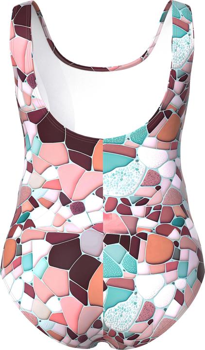 Immagine prodotto Ulla Popken Costume da bagno senza coppe con mosaico e scollo rotondo (62)