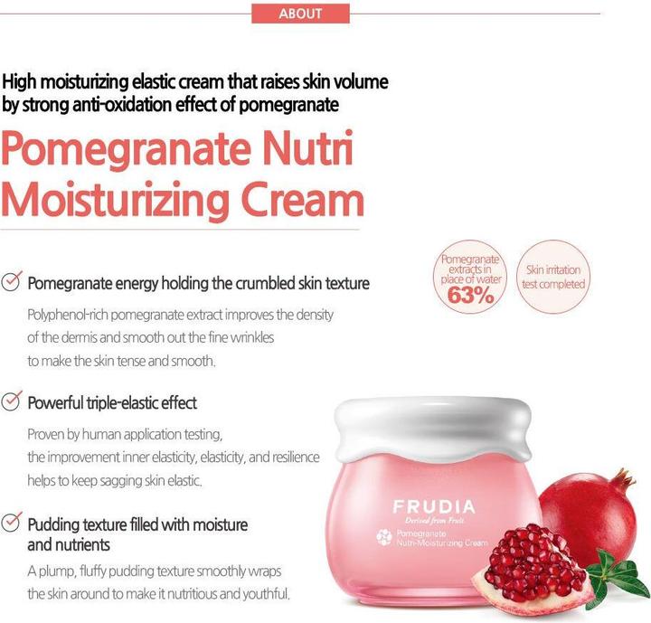 Produktbild Frudia Nutri-Moisturizing Cream Nourishing & Moisturizing Face Cream Pomegranate 55G (Tagescreme)
