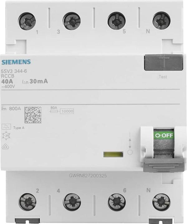 Produktbild Siemens Schutzschalter