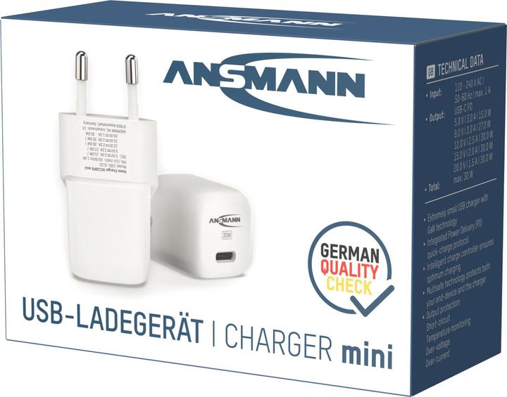 Produktbild Ansmann Ladeger?t USB HC130PD 3A/30W/1 Port (30 W, 1 Port)