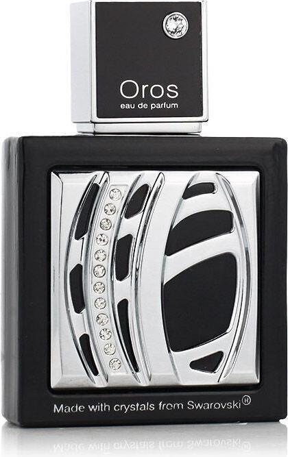 Actual product image Armaf Oros Eau De Parfum Spray for Men with Swarovski Elements Woody Spicy 2.9 Fl Oz (Eau de parfum, 85 ml)