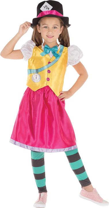 Actual product image Bristol Novelty Girl Mad Hatter costume (L)